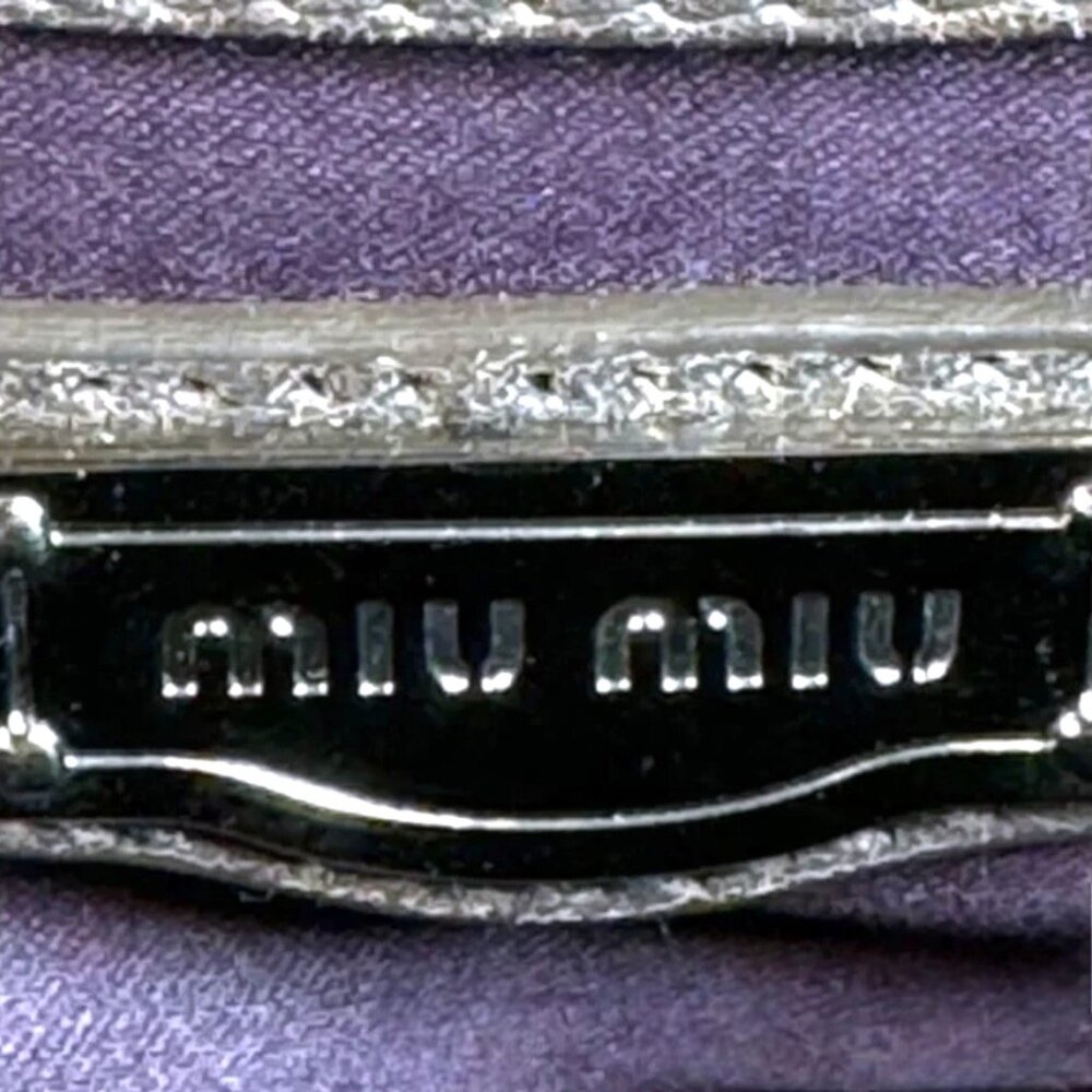 💛SOLD💛 MIU MIU Matelasse Nappa Leather Vintage Shoulder Bag with Key with COA - Picture 12 of 17